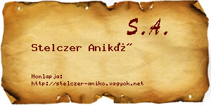Stelczer Anikó névjegykártya