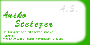 aniko stelczer business card